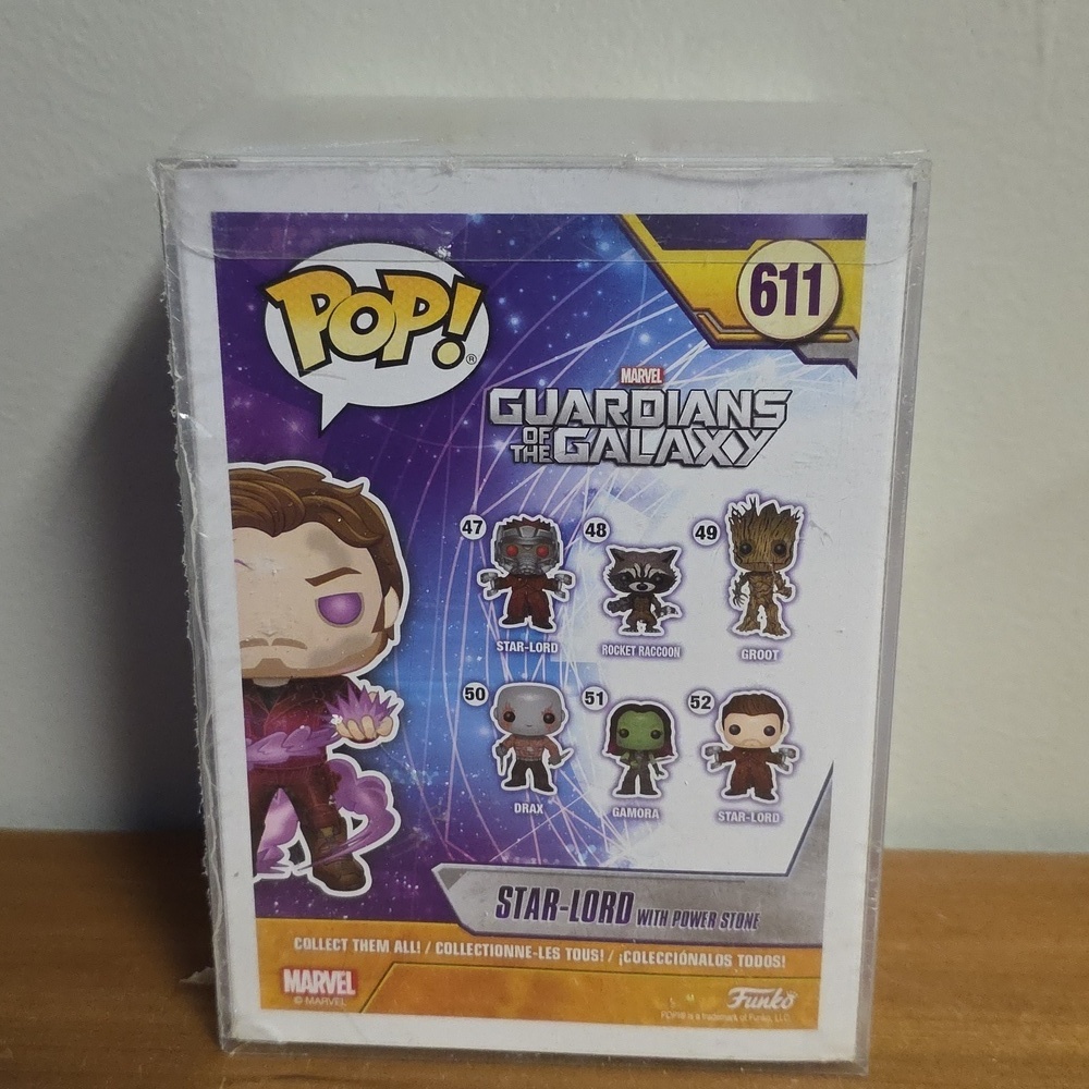 Marvel Guardians of the Galaxy Star-Lord Purple Funko Pop - Picture 3 of 6